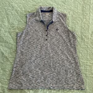 EPNY Womens Golf Tee Shirt Blue Large